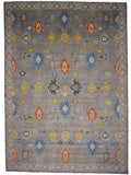 Afghan Oushak (10x14) gray