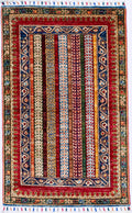 Shawl (2x4) mt/red