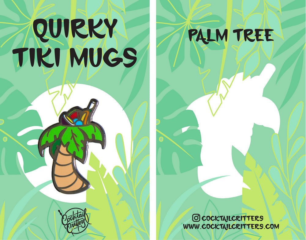 Quirky Palm Tree Pin - Shop Avnu