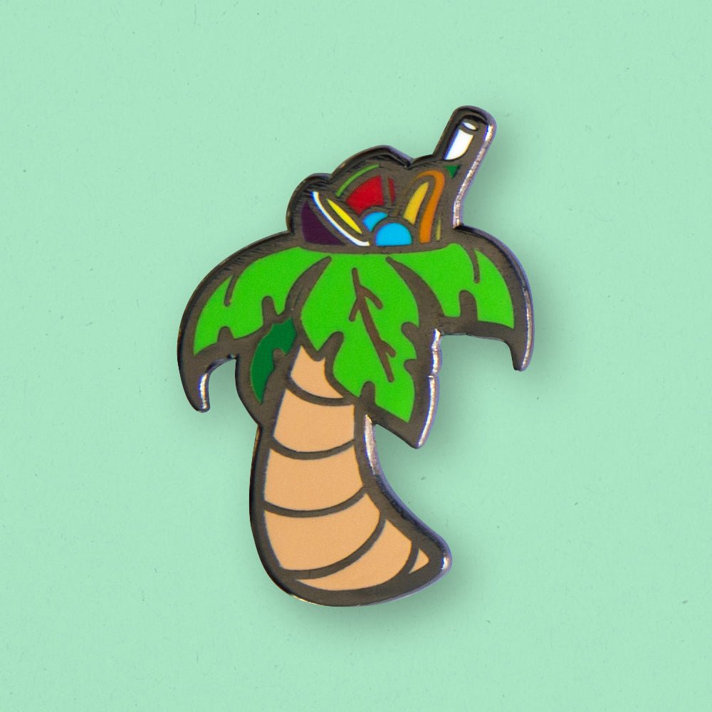 Quirky Palm Tree Pin - Shop Avnu