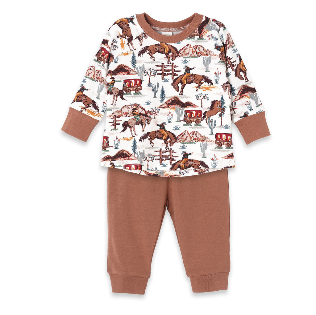 Cowboy Baby Boy Set – Western Spirit Bamboo & Cotton - Shop Avnu