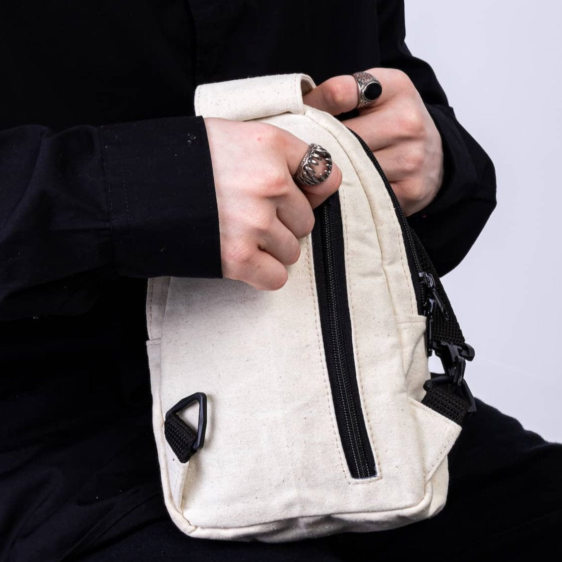 Small Canvas Sling Bag for Women & Men - Buru