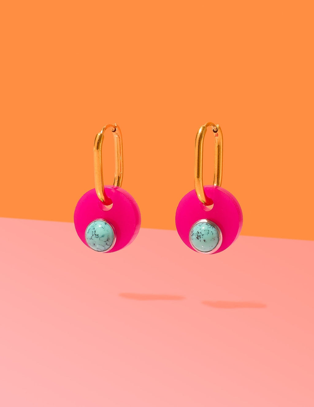 Deco Glam Medallion Oval Hoops - Shop Avnu