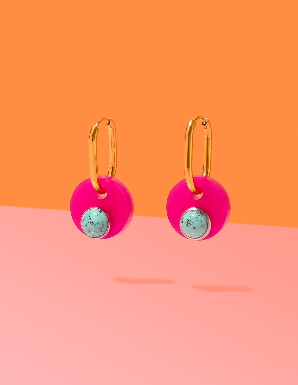 Deco Glam Medallion Oval Hoops - Shop Avnu