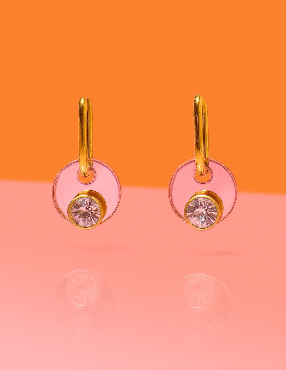Deco Glam Medallion Oval Hoops - Shop Avnu