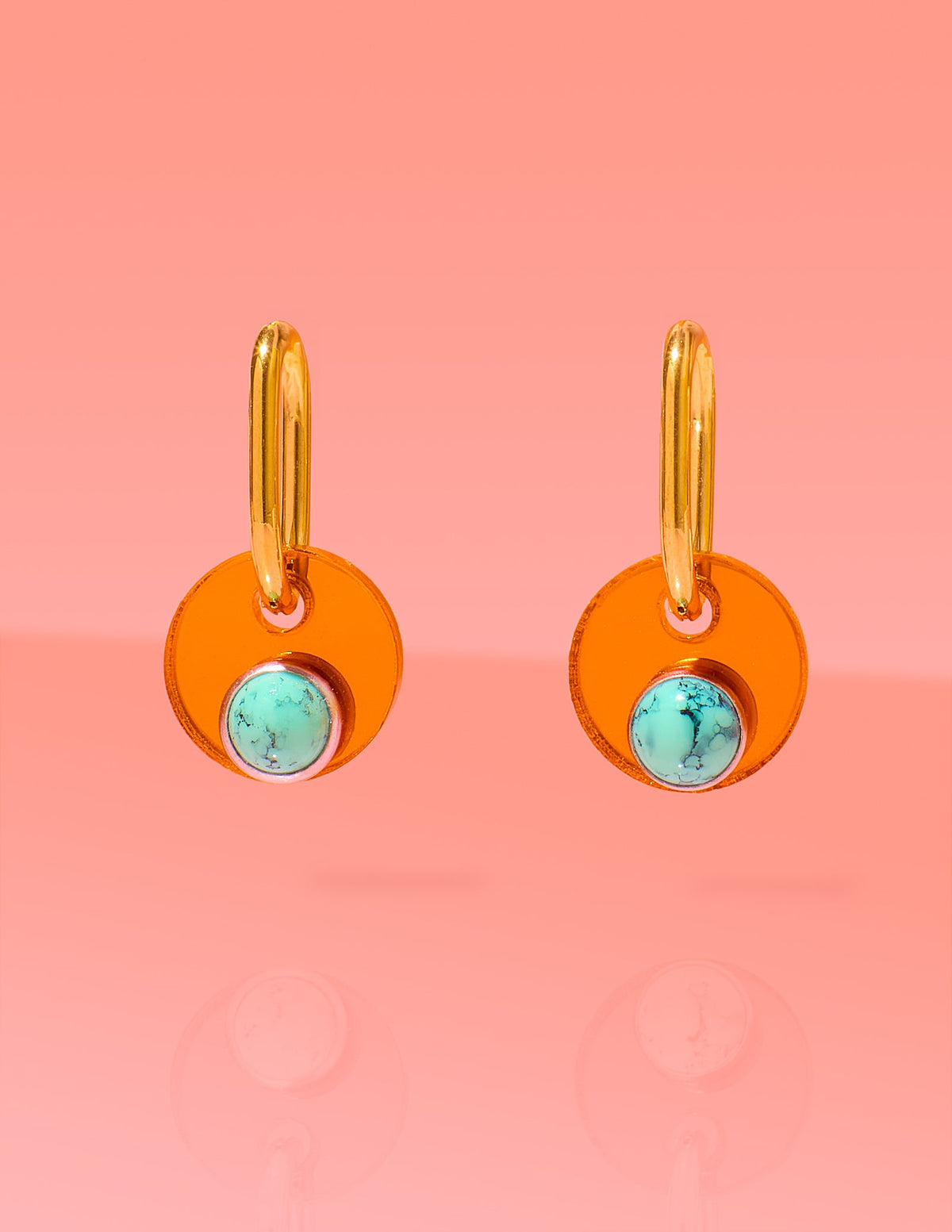 Deco Glam Medallion Oval Hoops - Shop Avnu