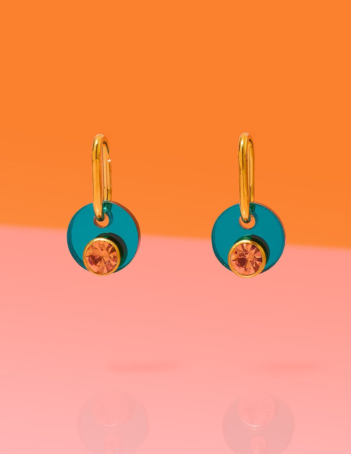 Deco Glam Medallion Oval Hoops - Shop Avnu
