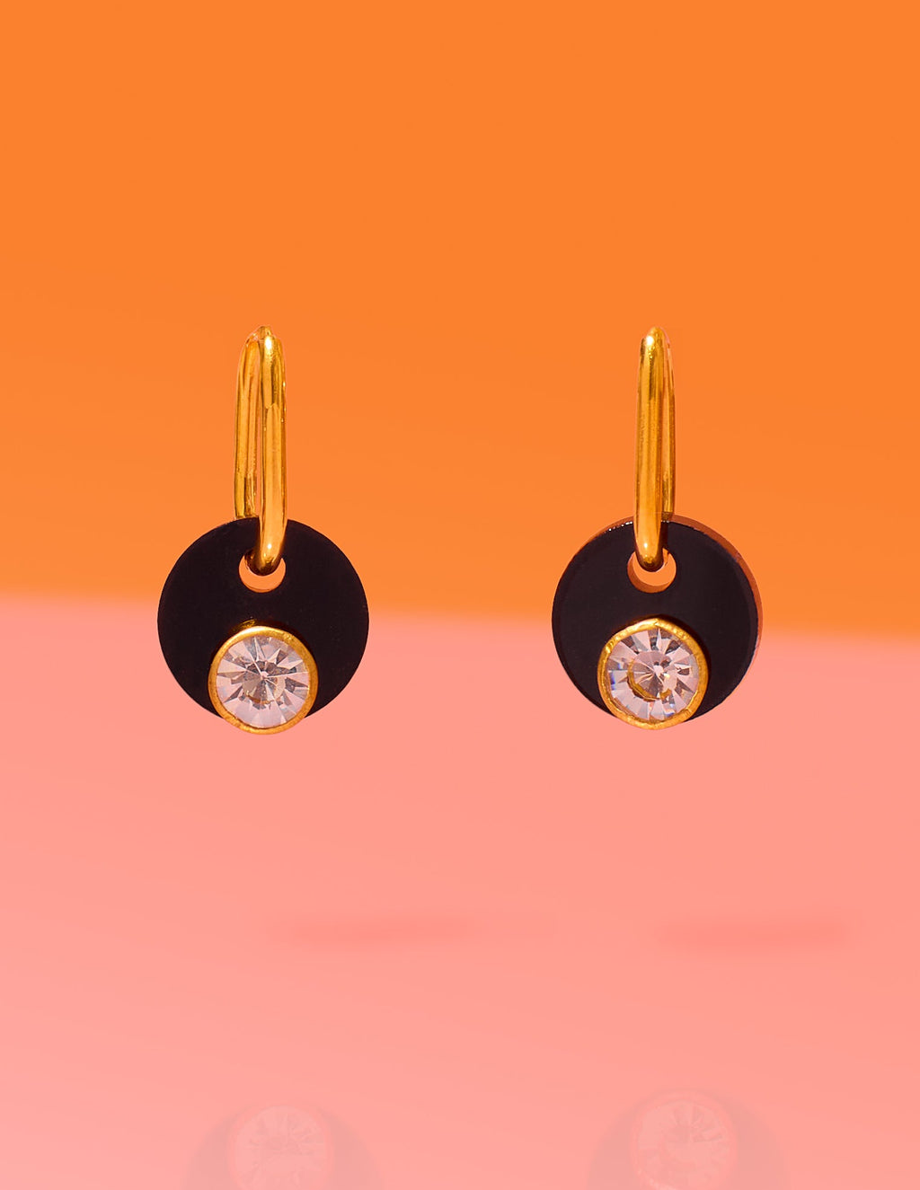 Deco Glam Medallion Oval Hoops - Shop Avnu
