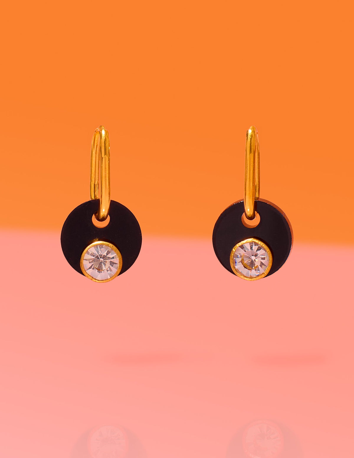Deco Glam Medallion Oval Hoops - Shop Avnu