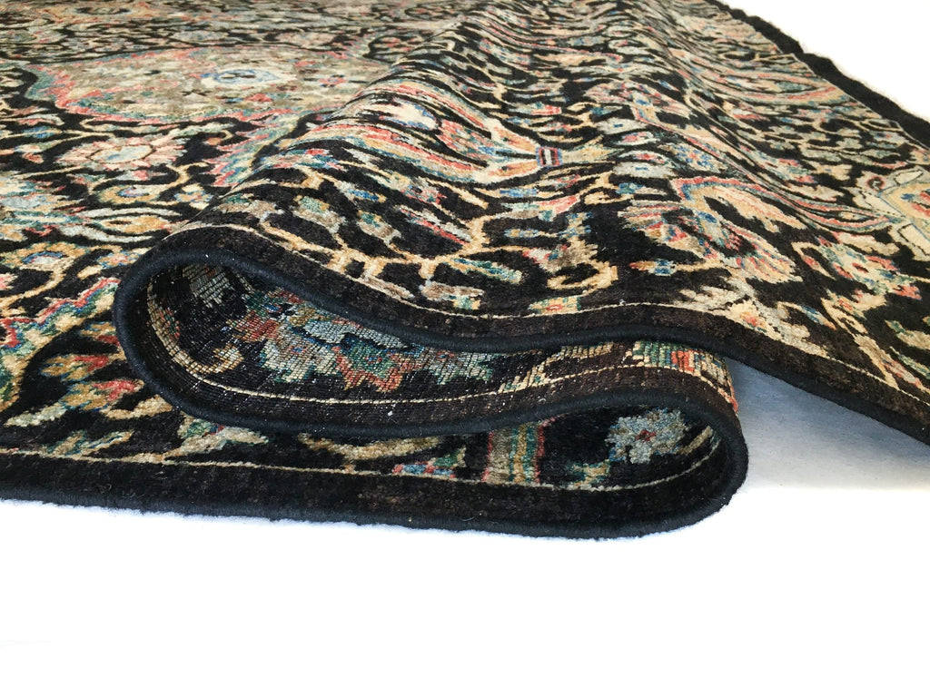 Jabari Kirman (9'07"x13'09") black/multicolor
