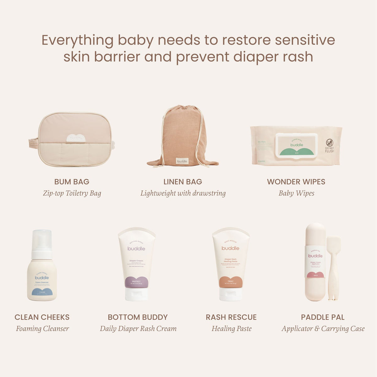 Buddle Ultimate Diaper Skincare Kit - Shop Avnu