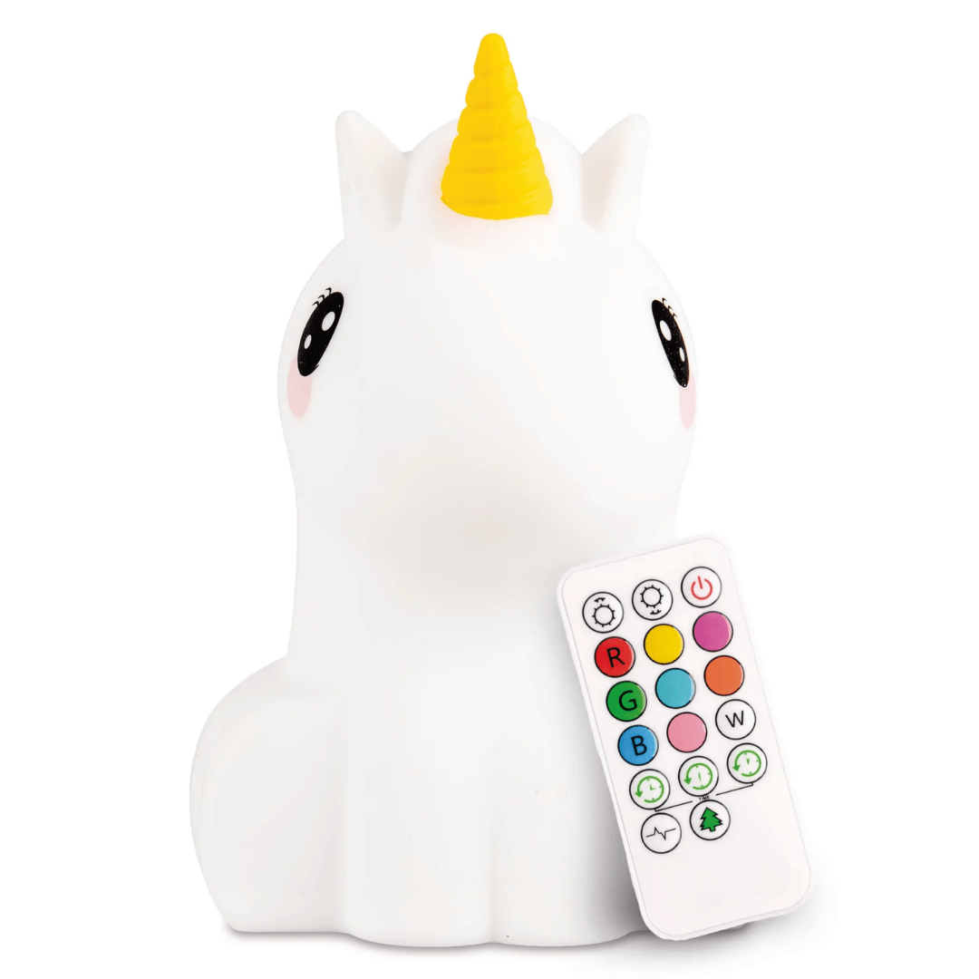Unicorn Night Light - Soft Silicone Nursery Lamp | LumiPets® - Shop Avnu