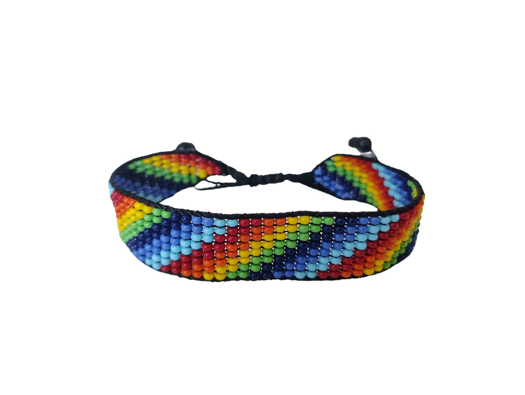 Rainbow Pride Love Bracelet – Handmade with Purpose