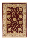 Wool w. silk Kumkapi red/ivo 2x3