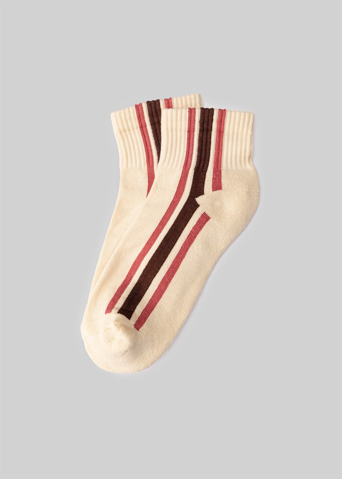 The Vertical Stripe Quarter Crew