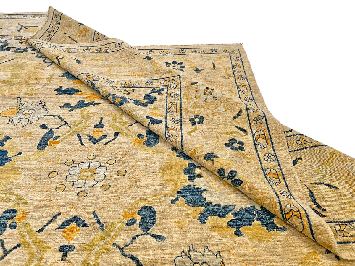 Afghan-made Oushak (9'01"x11'10")
