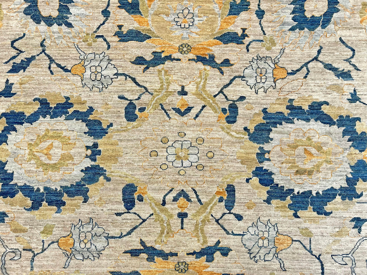 Afghan-made Oushak (9'01"x11'10")