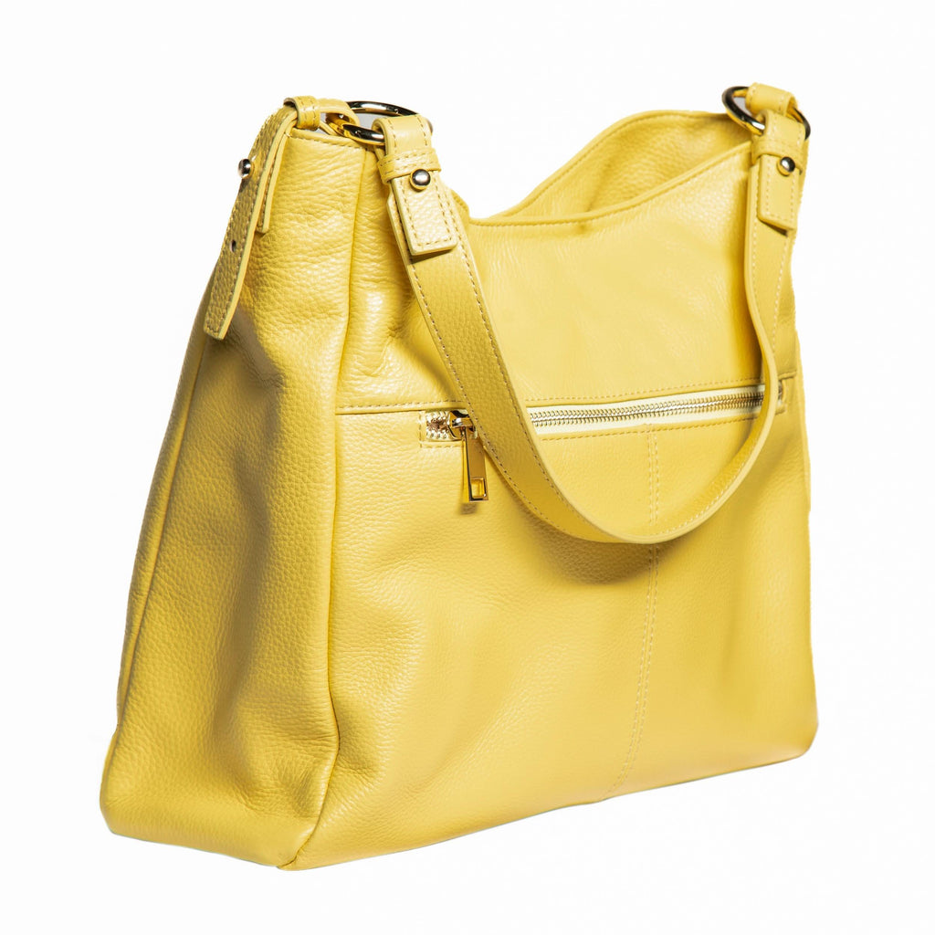 Sophia Soft Full-Grain Leather Hobo