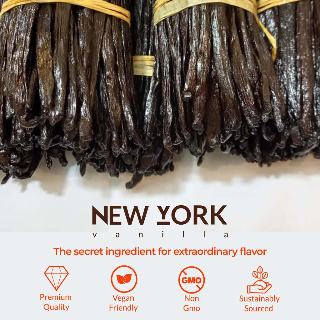 Premium Vanilla Bean Pods – Bulk 1 lb from NY Vanilla