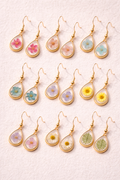 Wildflower Gold Dangle Earrings