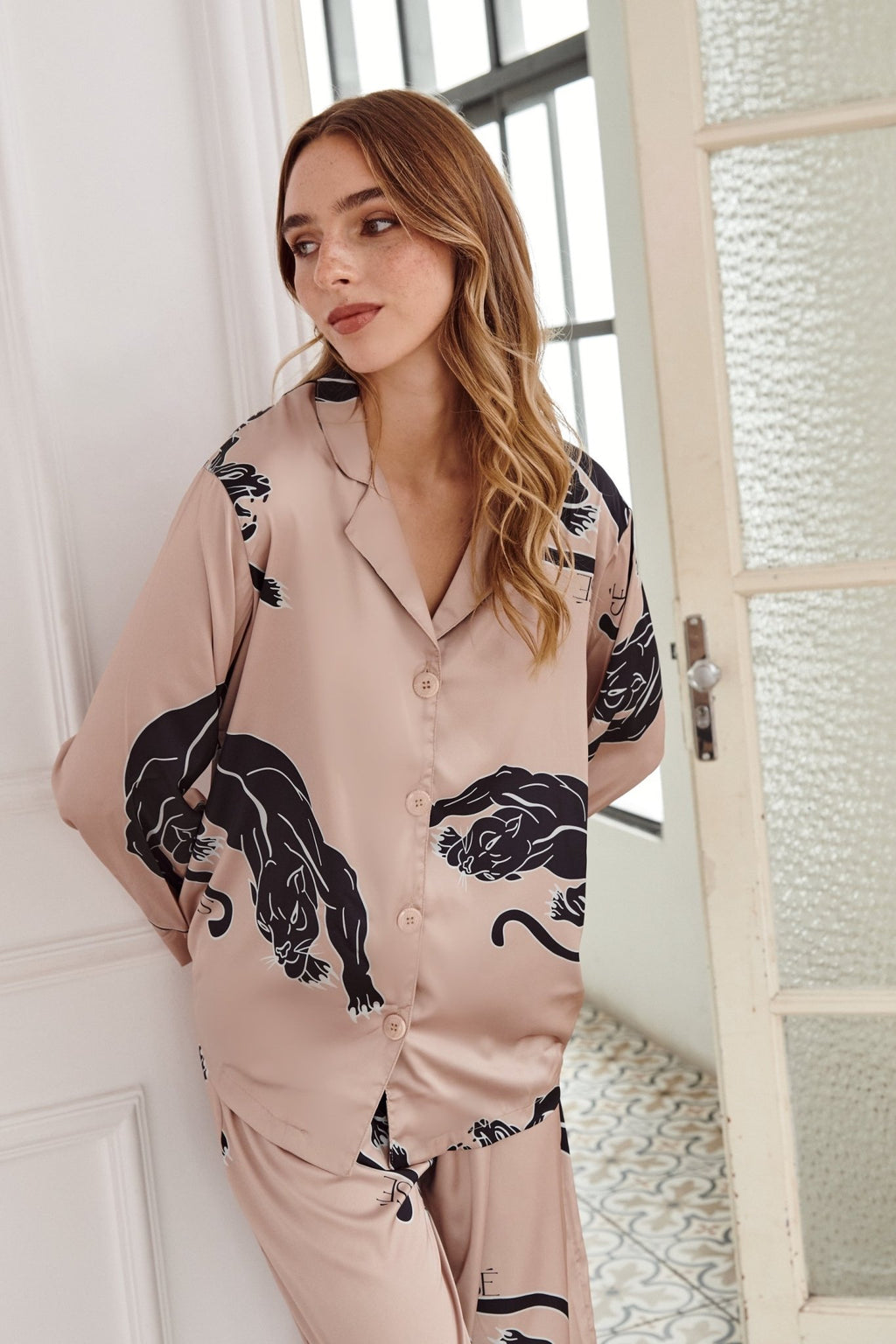Washable Silk Pajama Set - Thera - Shop Avnu