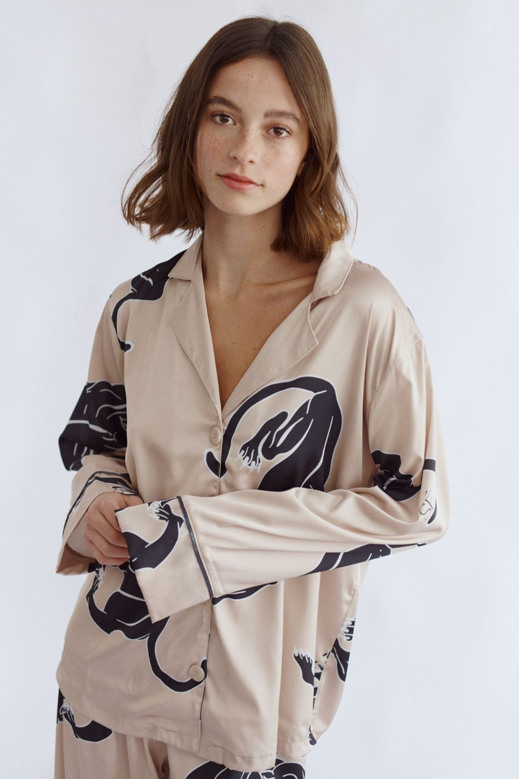 Washable Silk Pajama Set - Thera - Shop Avnu