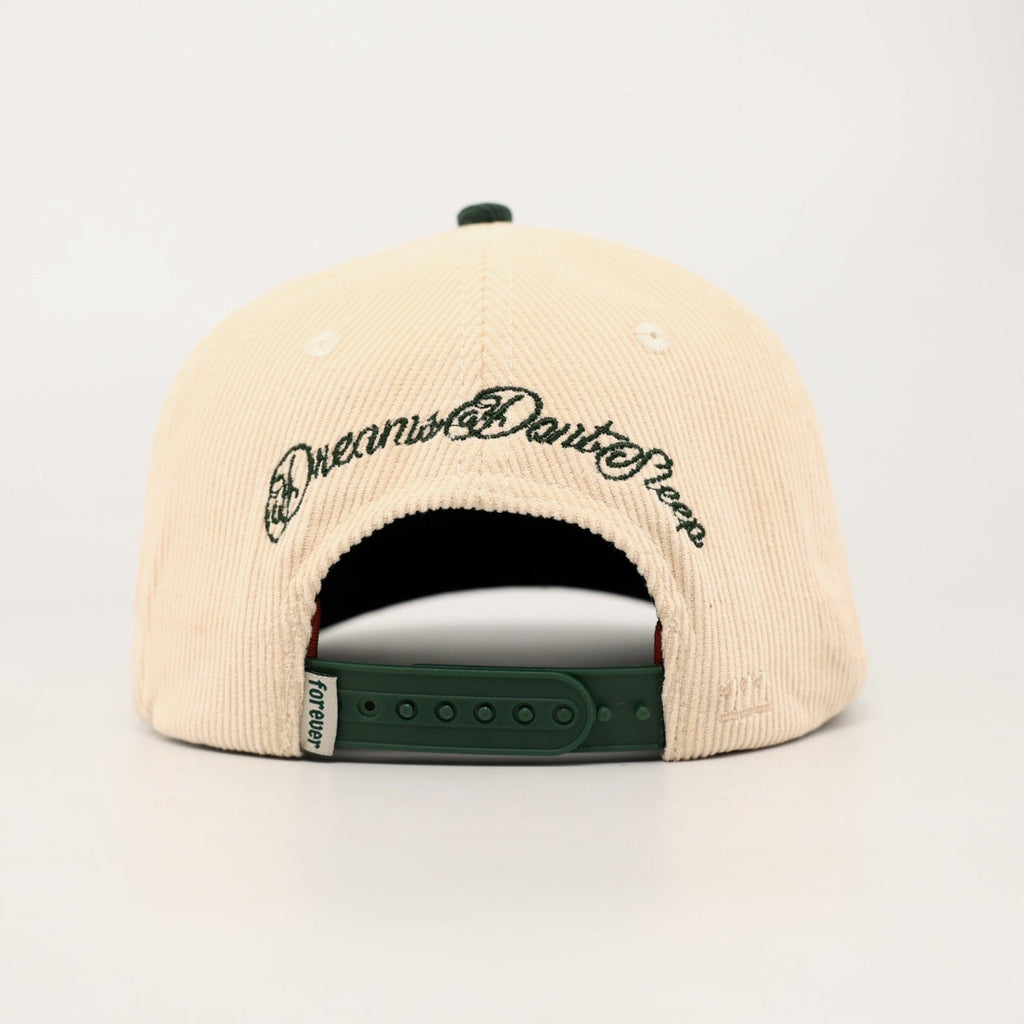 OG CA: Dreams on the West Snapback (Cream/Green) - Shop Avnu