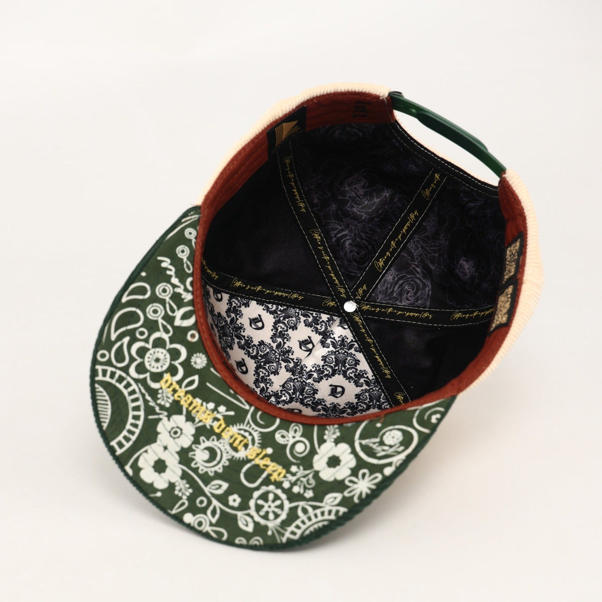 OG CA: Dreams on the West Snapback (Cream/Green) - Shop Avnu