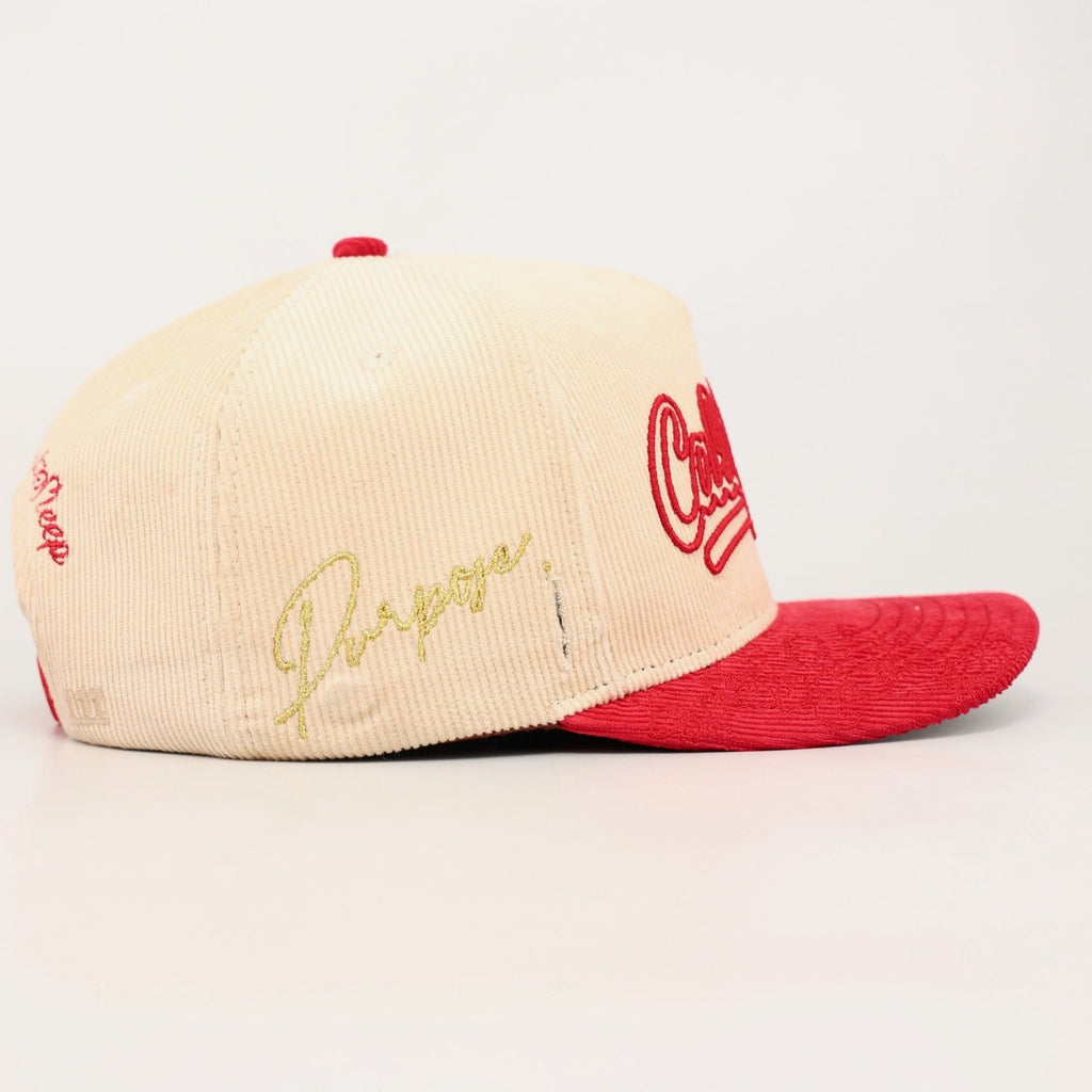 OG CA: Dreams on the West Snapback (Cream/Red) - Shop Avnu
