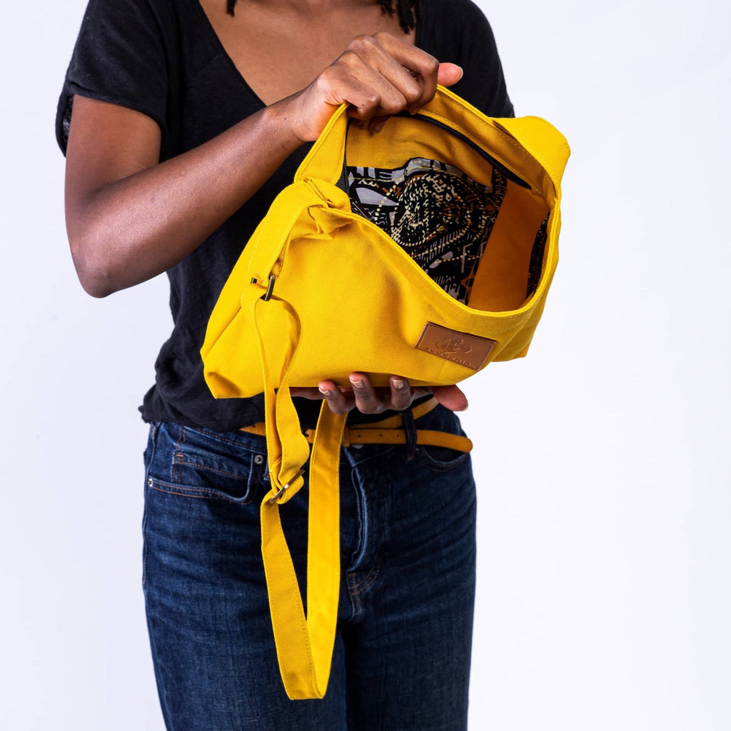 The Mini Amani Canvas Crossbody Bag Unisex