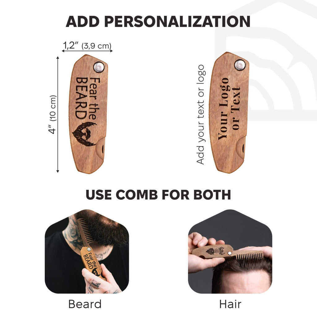 Wooden Beard Comb – Fear the Beard