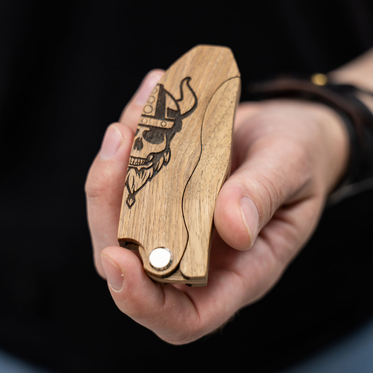 Wooden Beard Comb – Viking Design