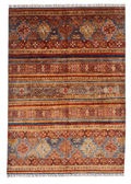 Khorjin (6'01"x8'07") blue/mulitcolor