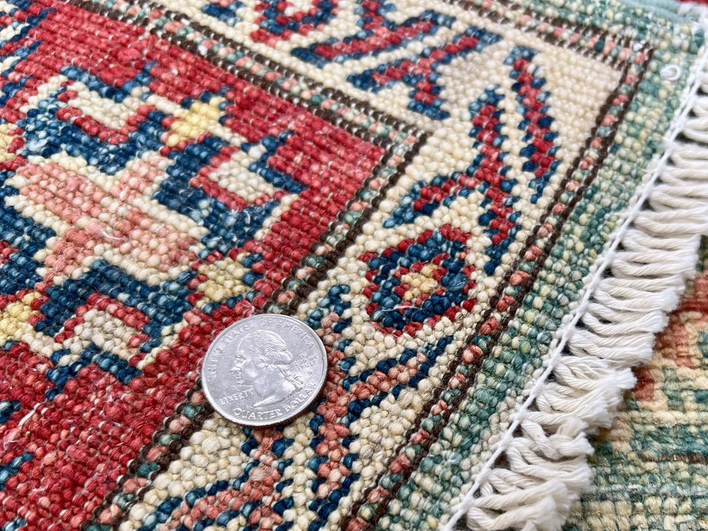 Super Kazak (3'00"x4'00") green/red