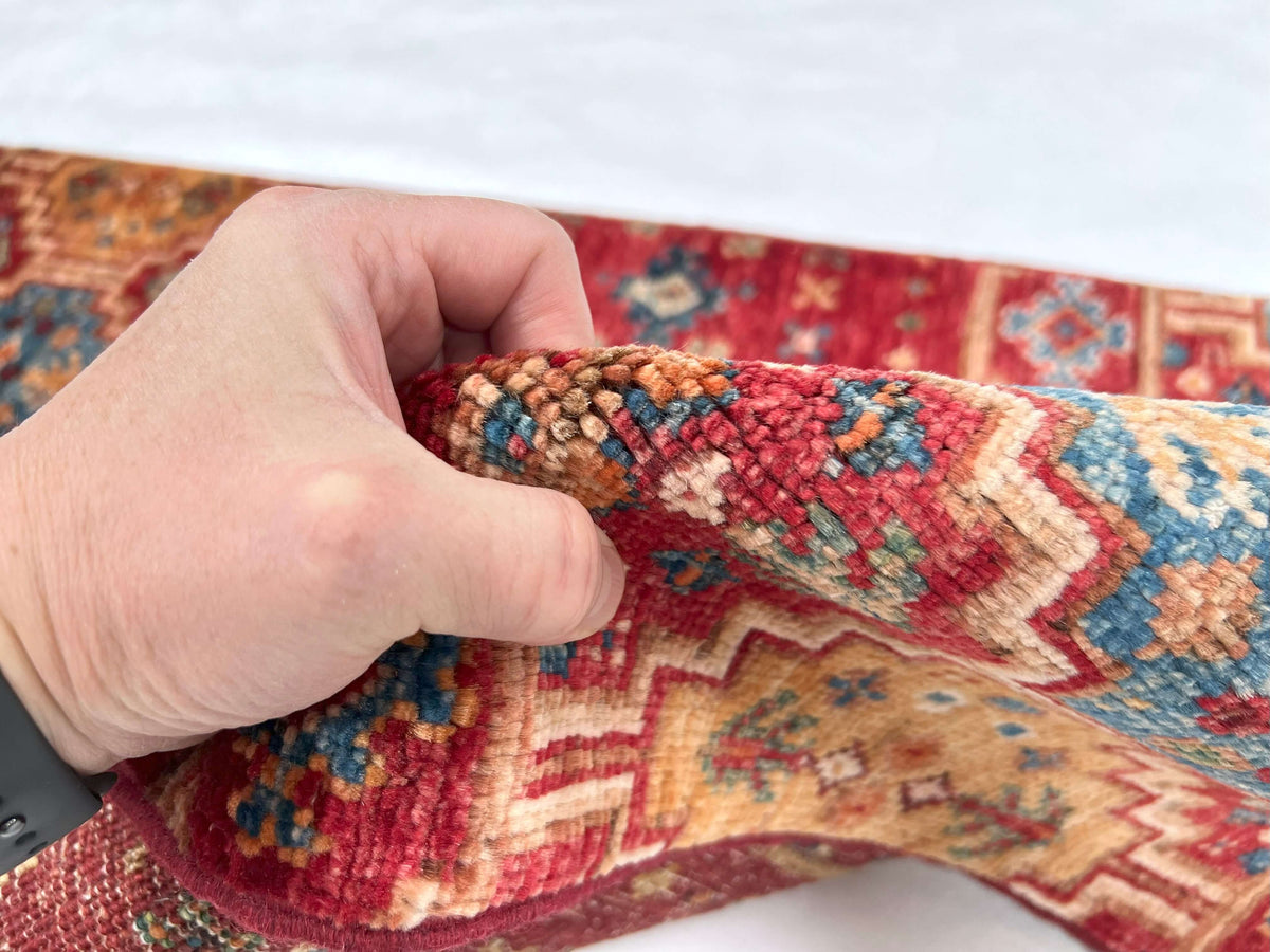 Afghan Khorjin (2'00"x3'03") red