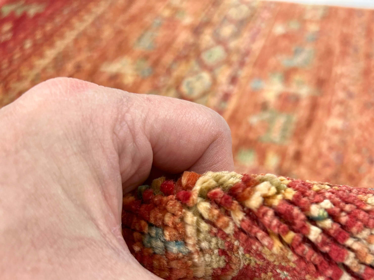 Afghan Khorjin-Gabben (2'08"x3'10") red/rust