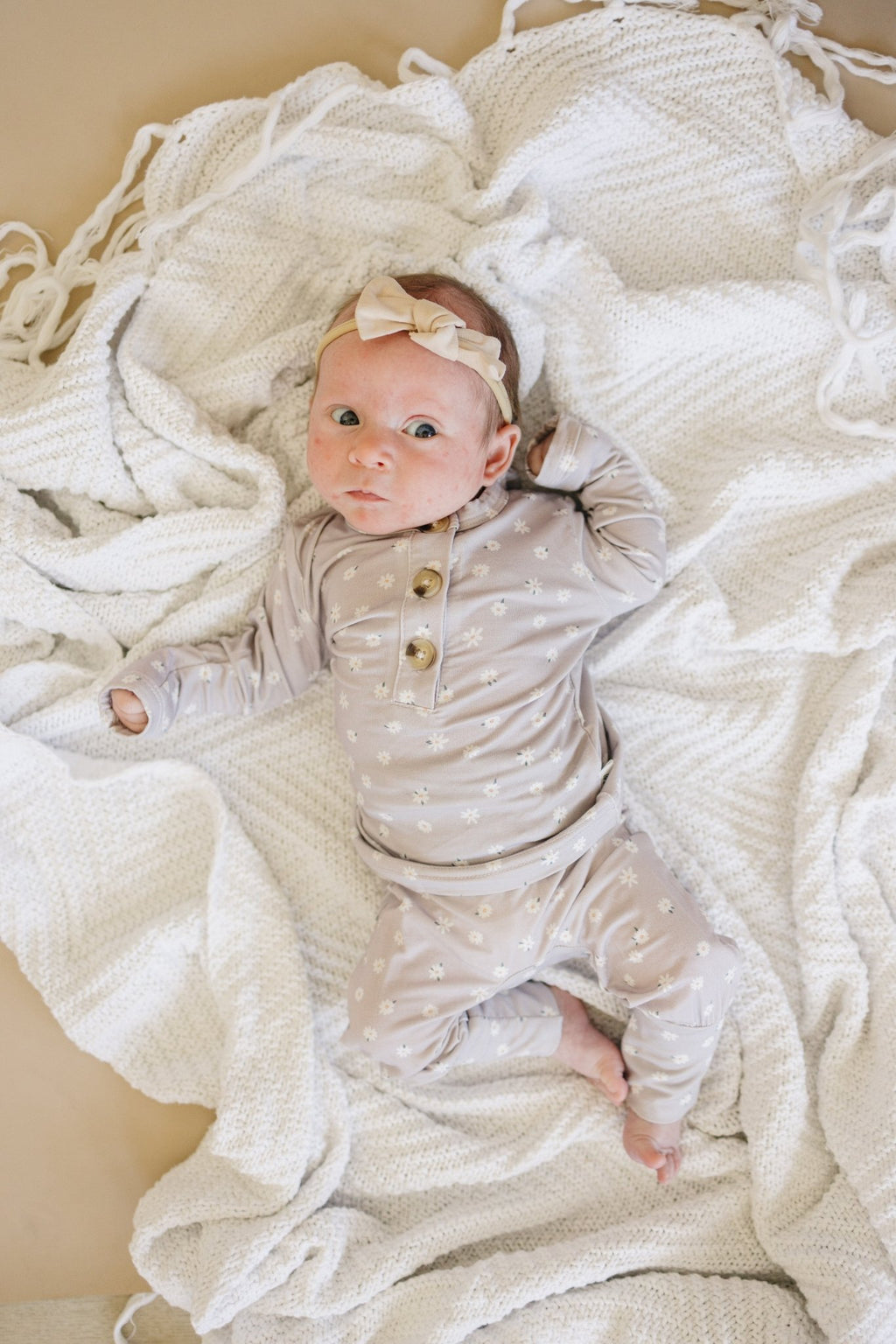 Oopsie Daisy 2pc Henley Bamboo Pajamas - Sizes Newborn & Up! - Shop Avnu