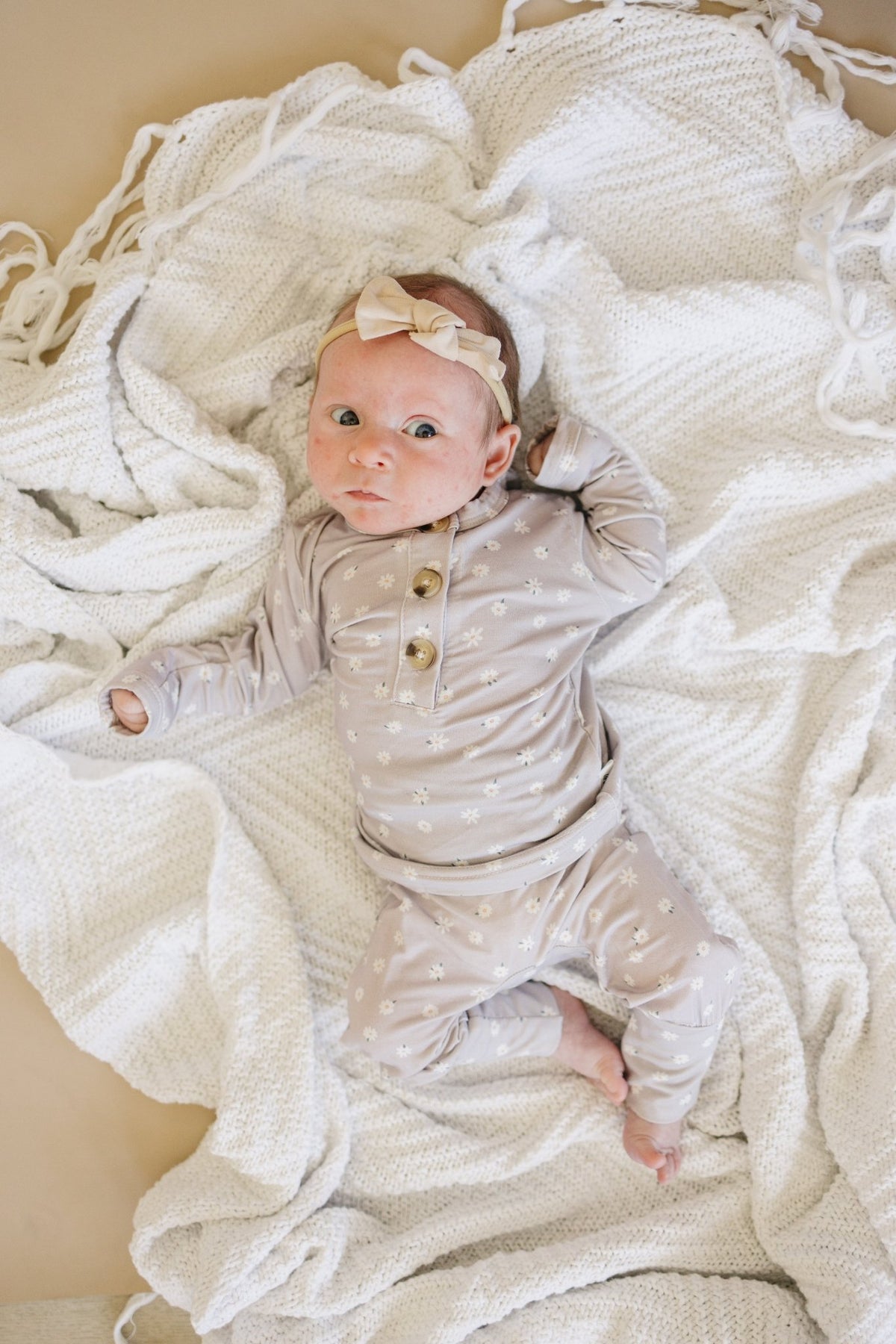 Oopsie Daisy 2pc Henley Bamboo Pajamas - Sizes Newborn & Up! - Shop Avnu