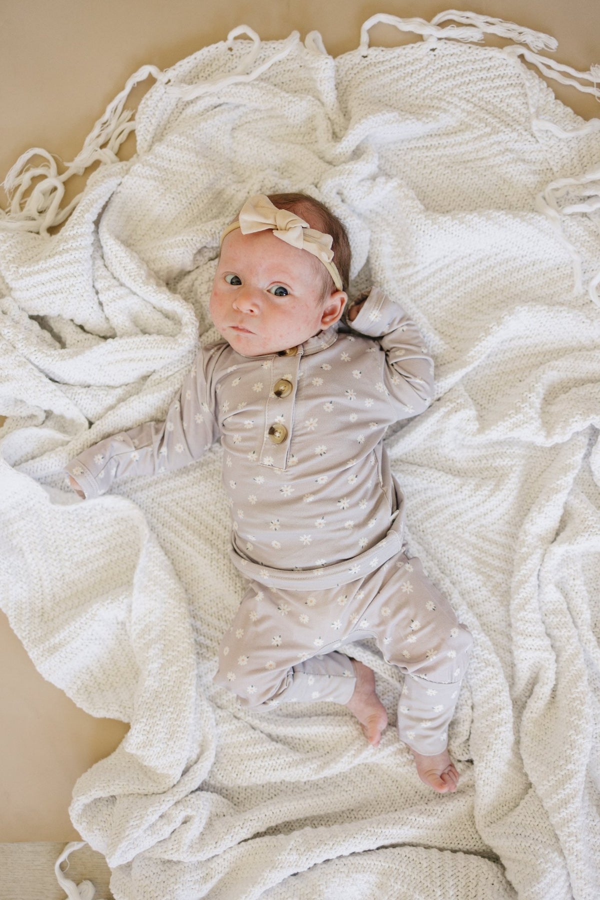 Oopsie Daisy 2pc Henley Bamboo Pajamas - Sizes Newborn & Up! - Shop Avnu