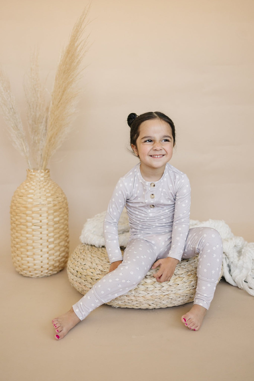 Oopsie Daisy 2pc Henley Bamboo Pajamas - Sizes Newborn & Up! - Shop Avnu