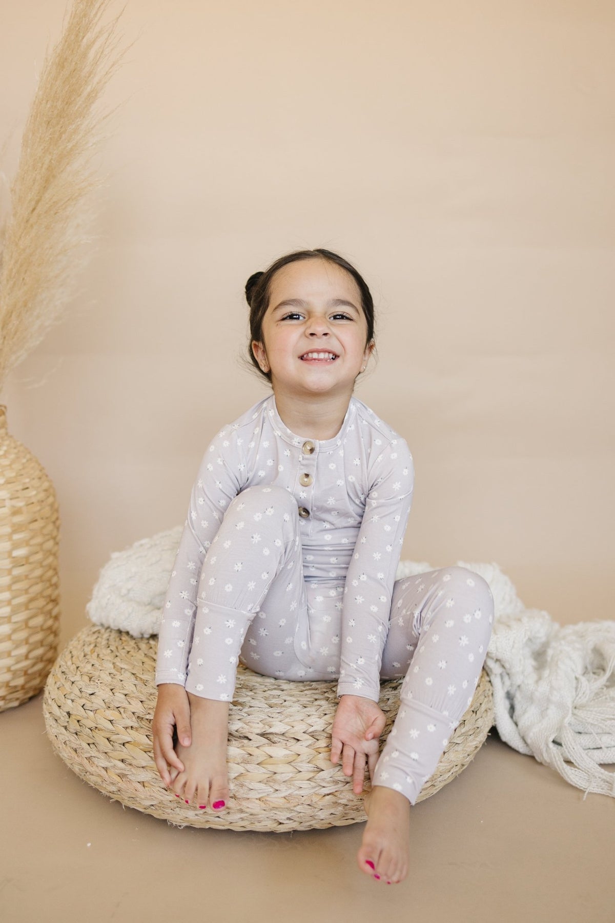Oopsie Daisy 2pc Henley Bamboo Pajamas - Sizes Newborn & Up! - Shop Avnu
