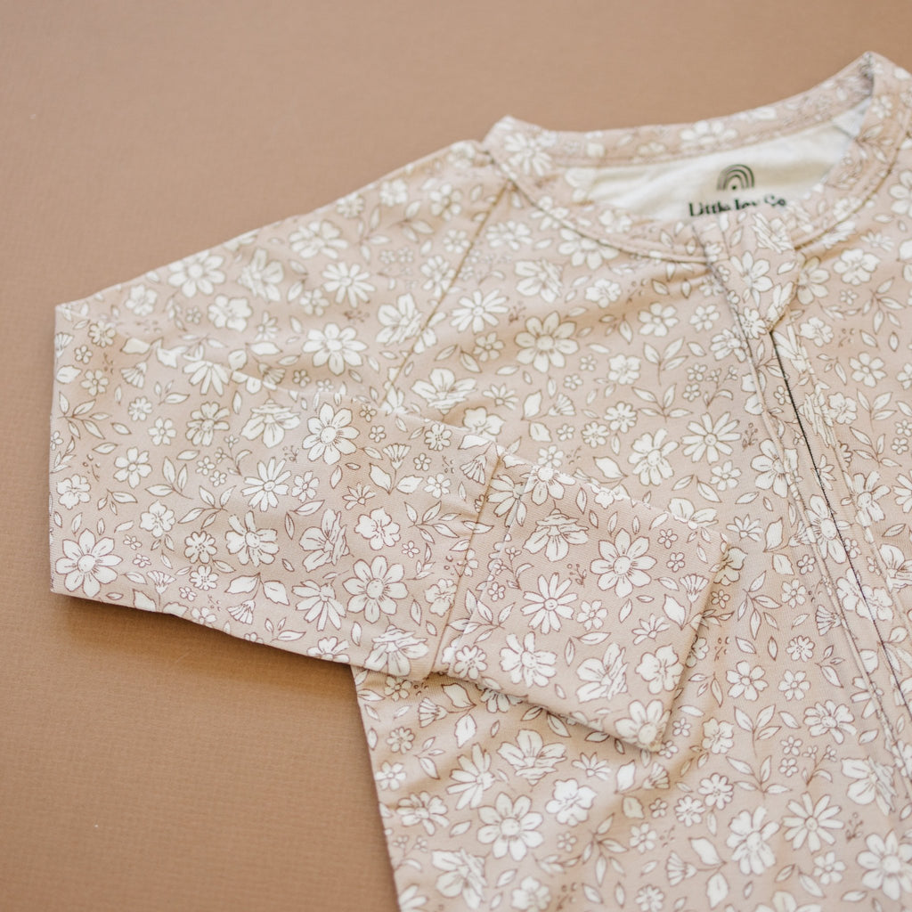 Dainty Ditsy Bamboo Zippy Romper - Shop Avnu