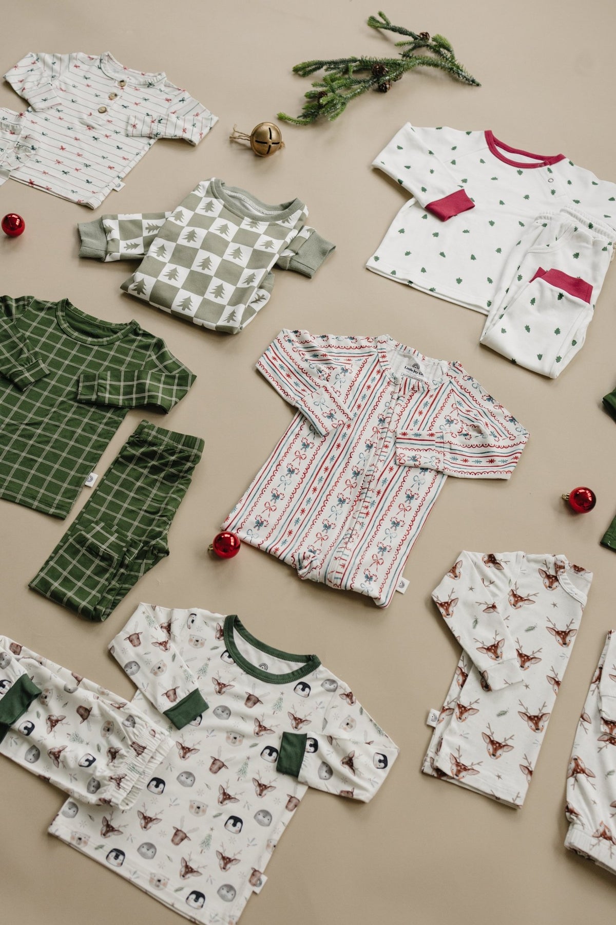 North Pole Pals 2pc Bamboo Pajamas - Shop Avnu