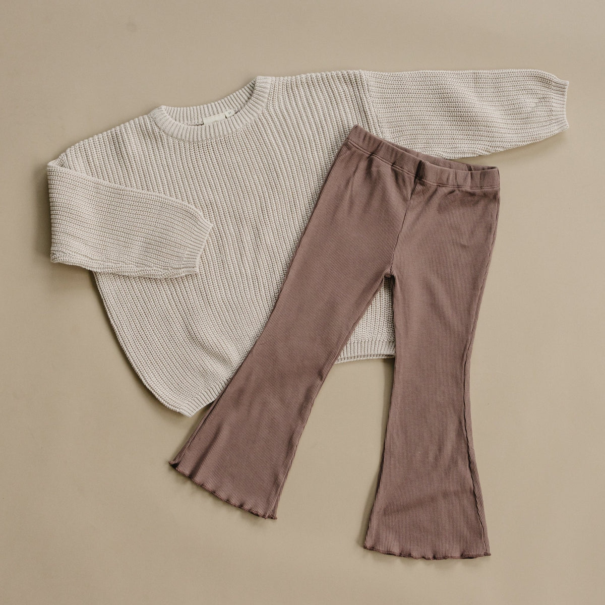 Ribbed Bamboo Flared Leggings - more colors - Shop Avnu
