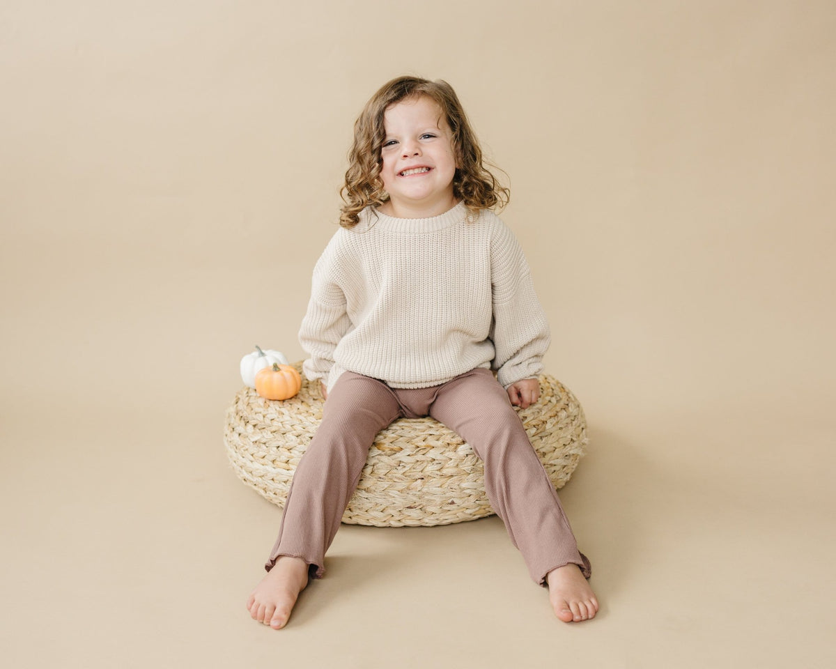 Ribbed Bamboo Flared Leggings - more colors - Shop Avnu