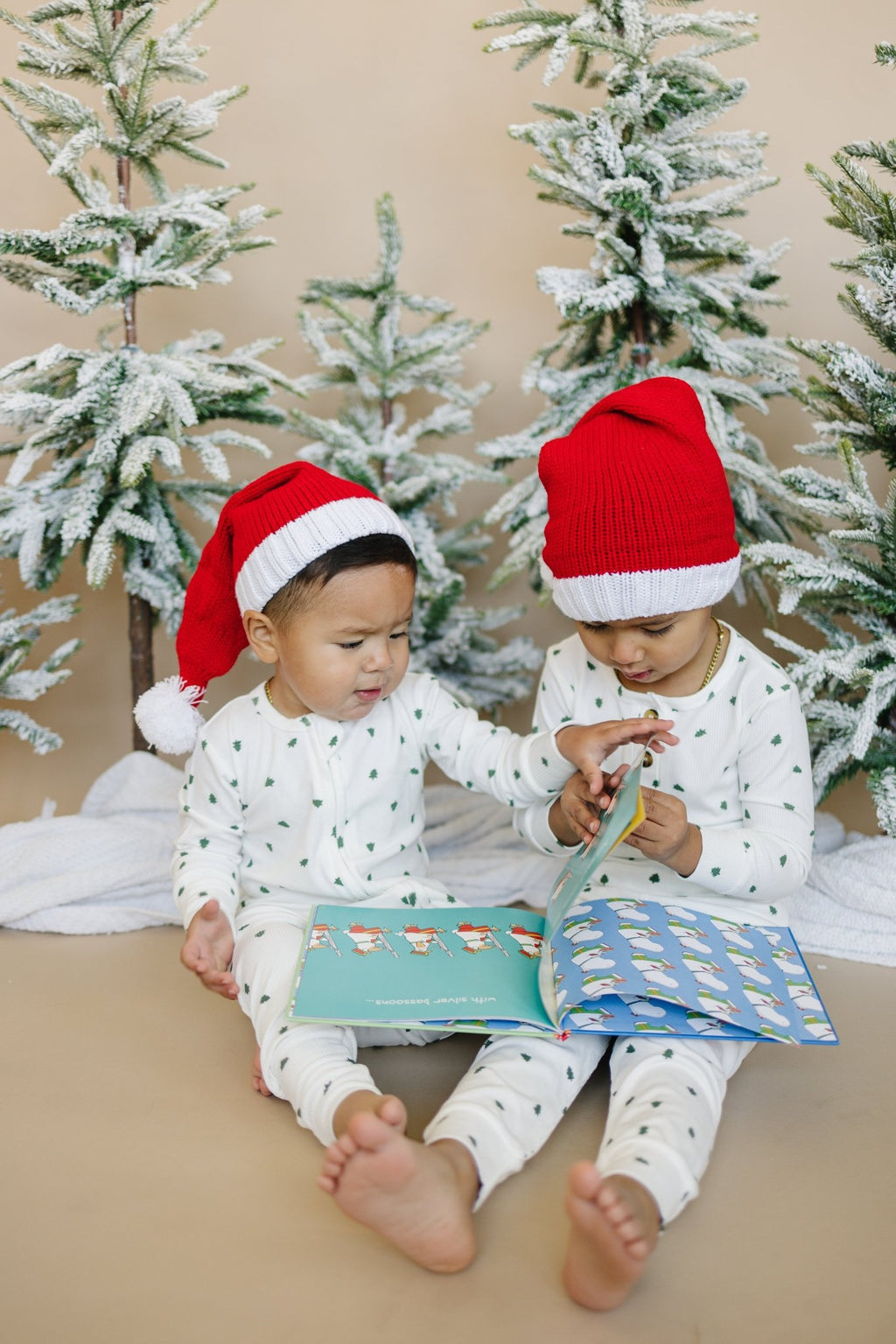 Tiny Trees Ribbed Bamboo Zippy Pajamas - Shop Avnu