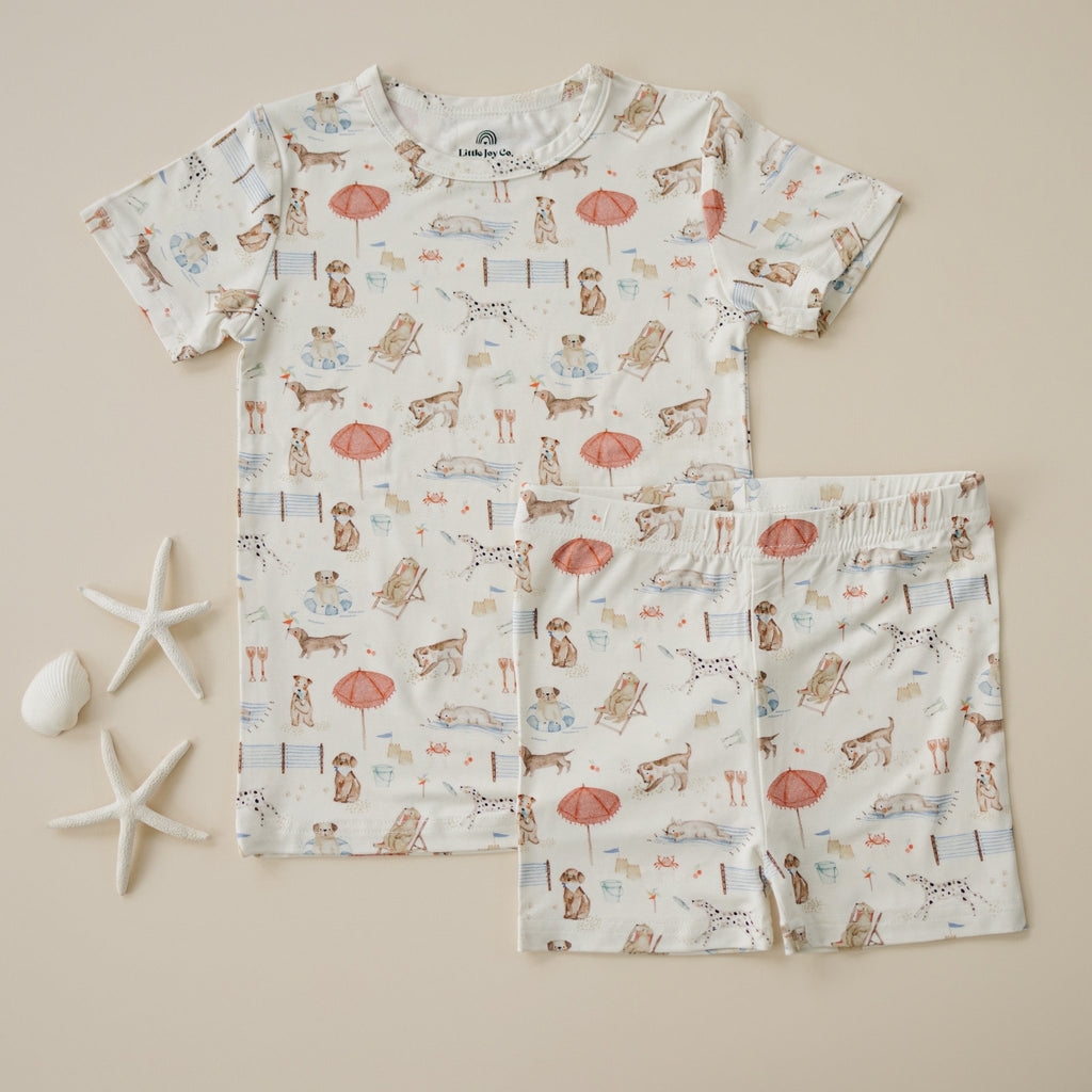 Beach Pawty 2pc Bamboo Pajamas - Shop Avnu