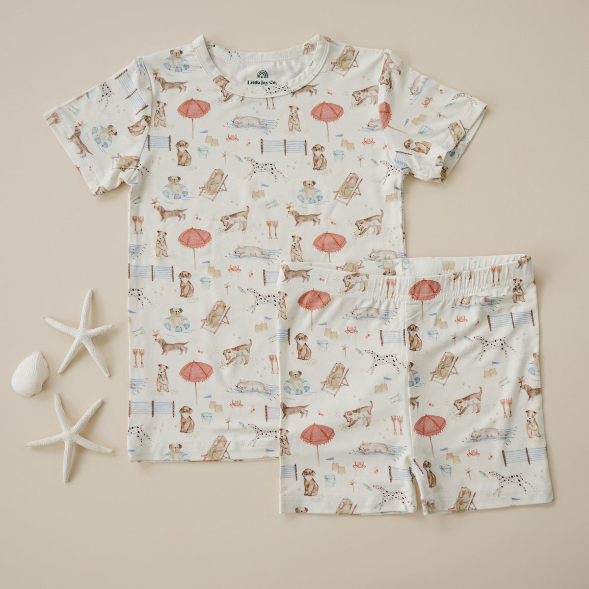 Beach Pawty 2pc Bamboo Pajamas - Shop Avnu