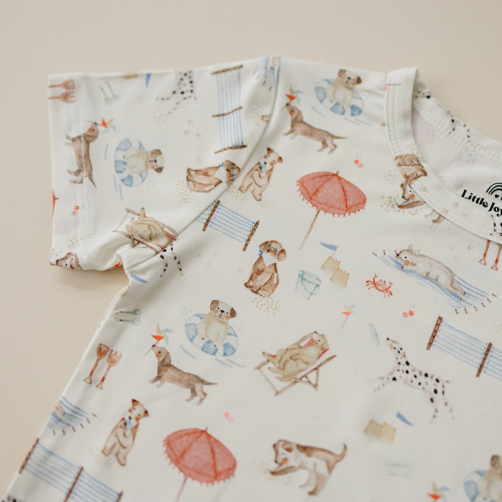 Beach Pawty 2pc Bamboo Pajamas - Shop Avnu