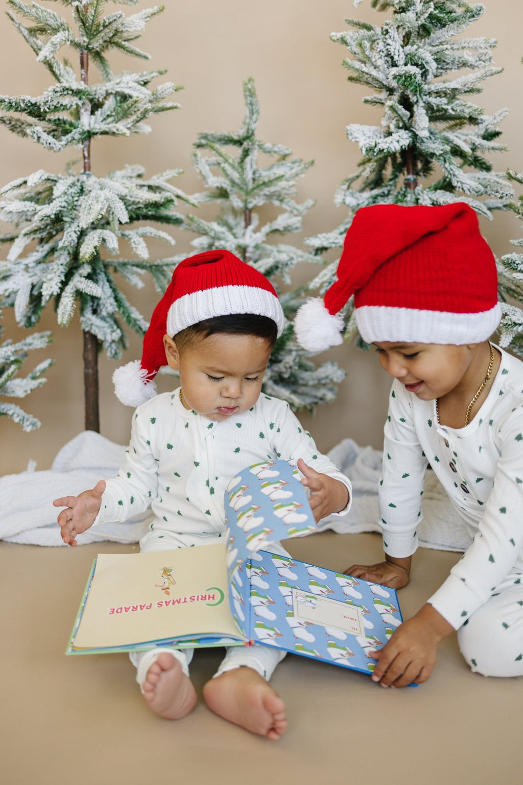 Tiny Trees Ribbed Bamboo 2pc Henley Pajamas - Shop Avnu